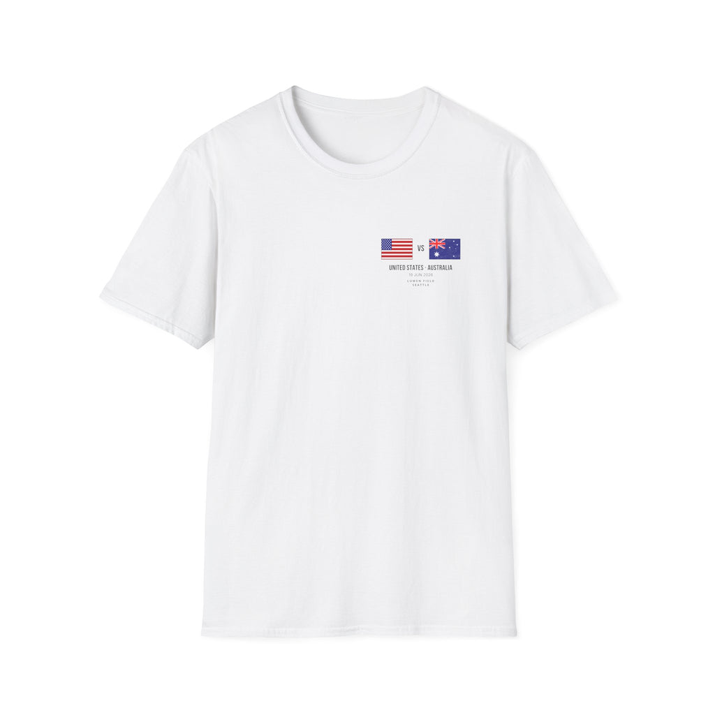 World Cup 2026 T-Shirt | USA vs Australia | Group Stage Soccer Tee | Unisex Fan Gift