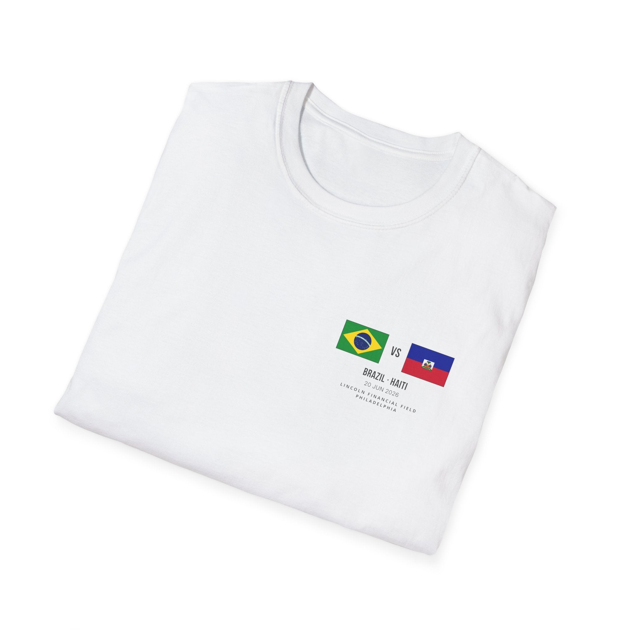 World Cup 2026 T-Shirt | Brazil vs Haiti | Group Stage Soccer Tee | Unisex Fan Gift