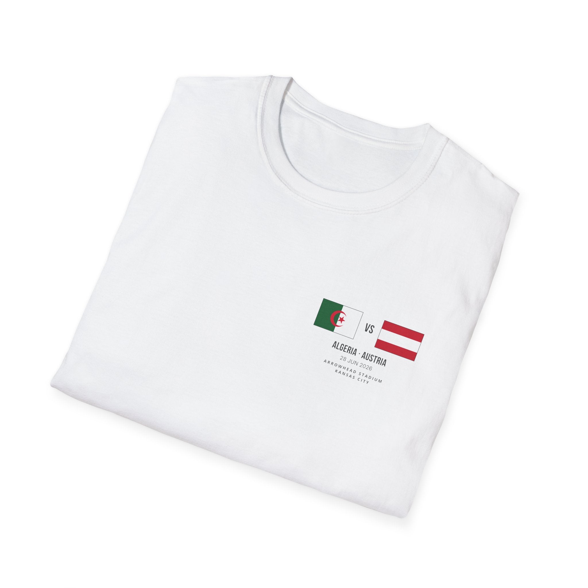 World Cup 2026 T-Shirt | Algeria vs Austria | Group Stage Soccer Tee | Unisex Fan Gift
