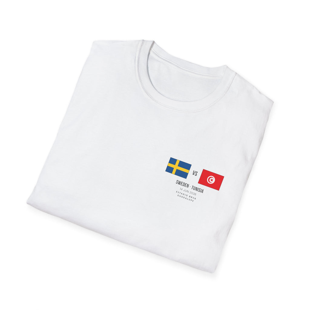 World Cup 2026 T-Shirt | Sweden vs Tunisia | Group Stage Soccer Tee | Unisex Fan Gift