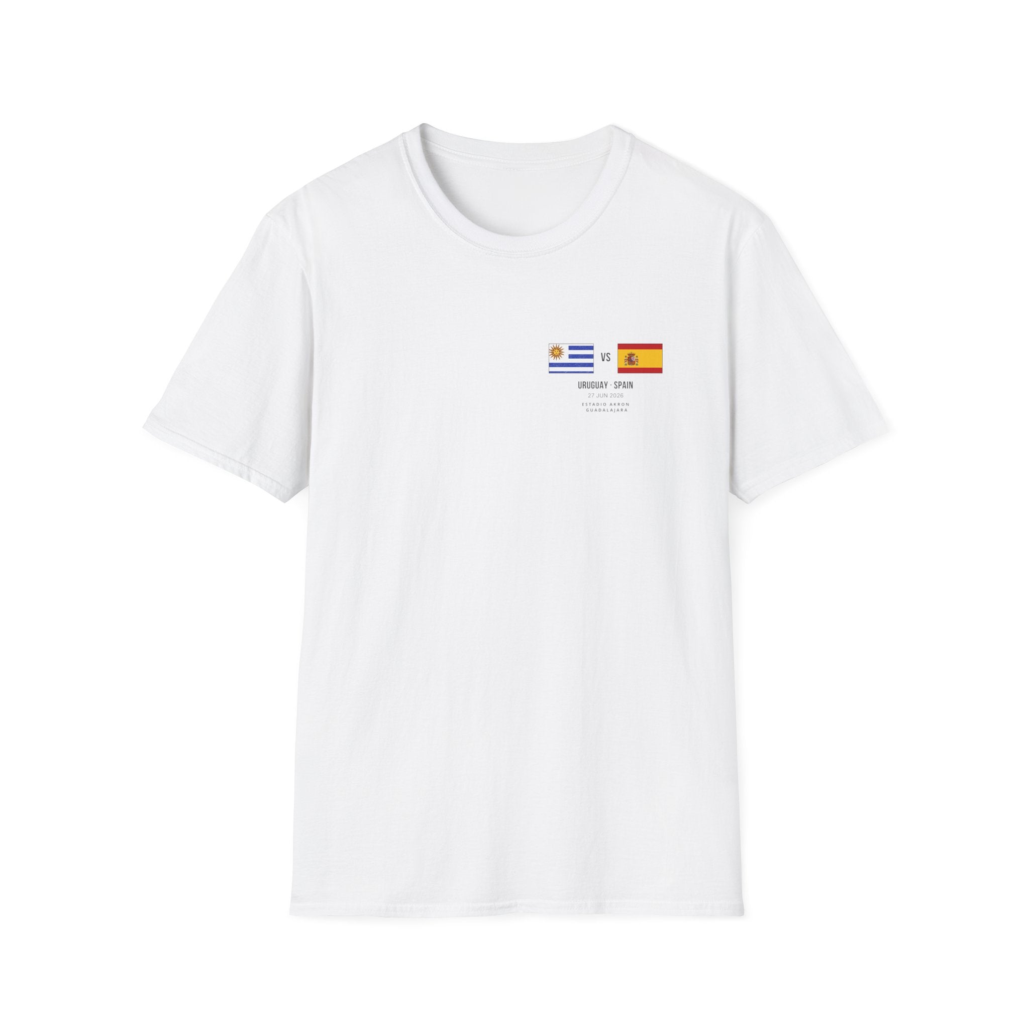 World Cup 2026 T-Shirt | Uruguay vs Spain | Group Stage Soccer Tee | Unisex Fan Gift