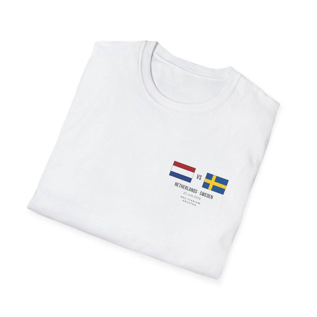 World Cup 2026 T-Shirt | Netherlands vs Sweden | Group Stage Soccer Tee | Unisex Fan Gift