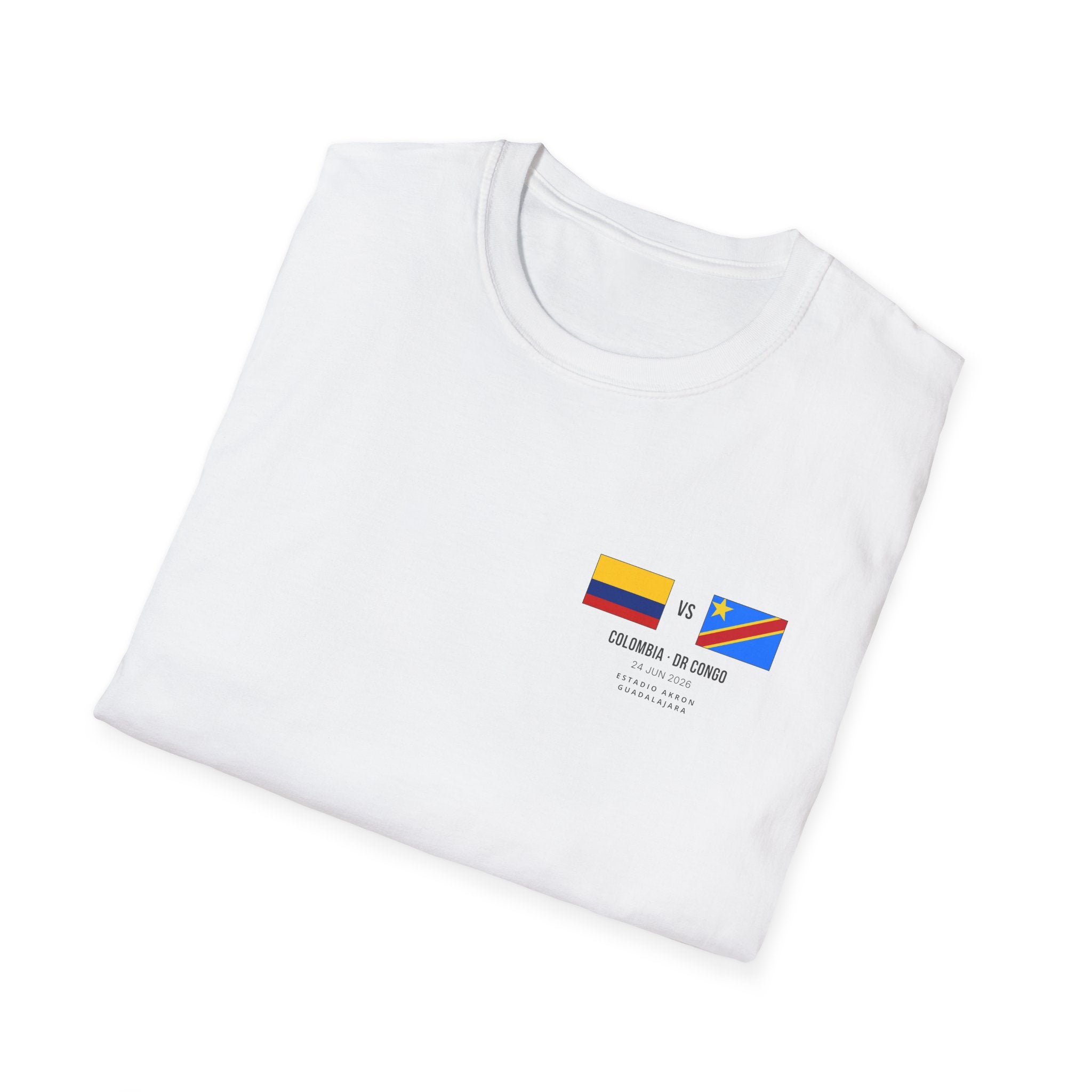 World Cup 2026 T-Shirt | Colombia vs DR Congo | Group Stage Soccer Tee | Unisex Fan Gift