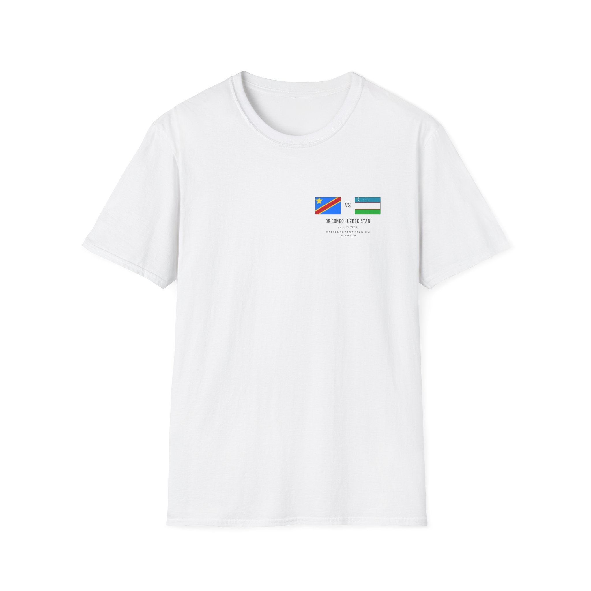 World Cup 2026 T-Shirt | DR Congo vs Uzbekistan | Group Stage Soccer Tee | Unisex Fan Gift