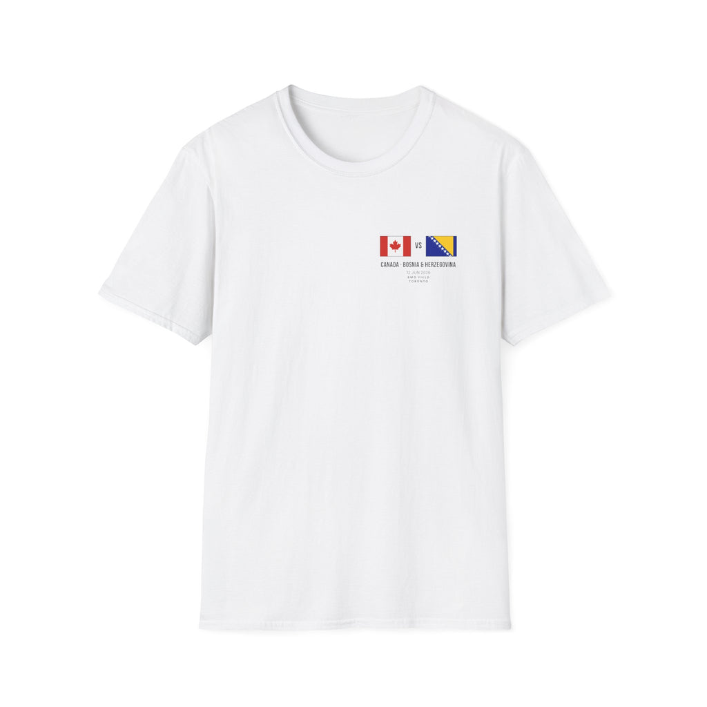 World Cup 2026 T-Shirt | Canada vs Bosnia & Herzegovina | Group Stage Soccer Tee | Unisex Fan Gift