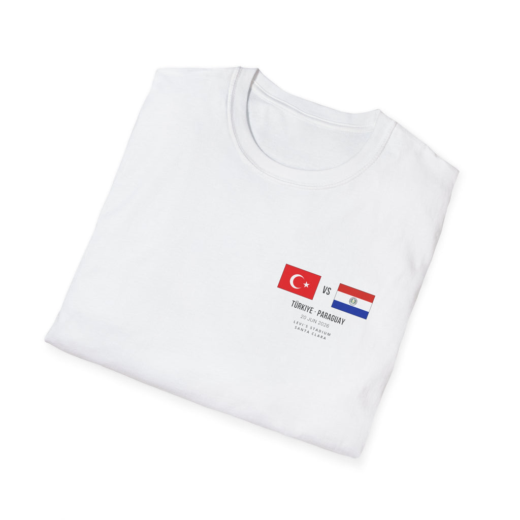 World Cup 2026 T-Shirt | Turkey vs Paraguay | Group Stage Soccer Tee | Unisex Fan Gift