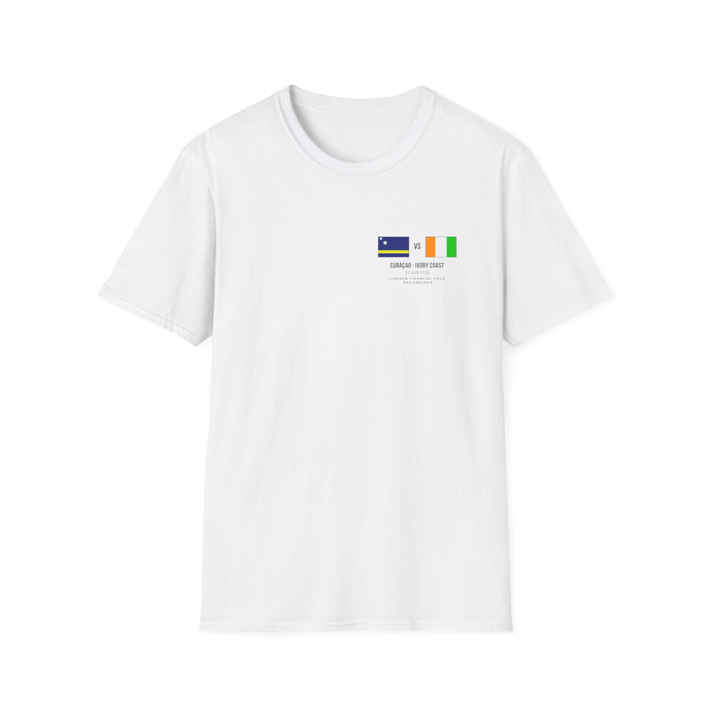 World Cup 2026 T-Shirt | Curaçao vs Ivory Coast | Group Stage Soccer Tee | Unisex Fan Gift
