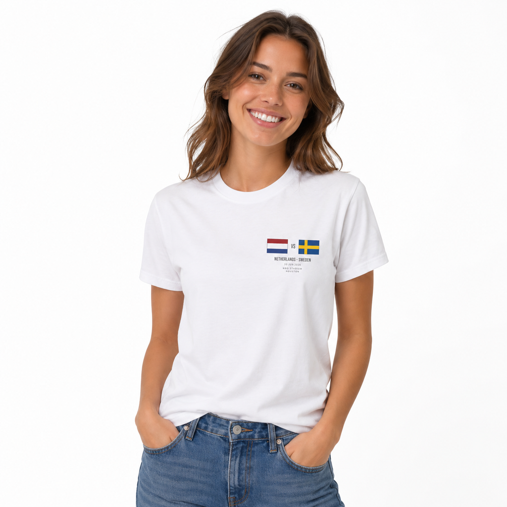 World Cup 2026 T-Shirt | Netherlands vs Sweden | Group Stage Soccer Tee | Unisex Fan Gift