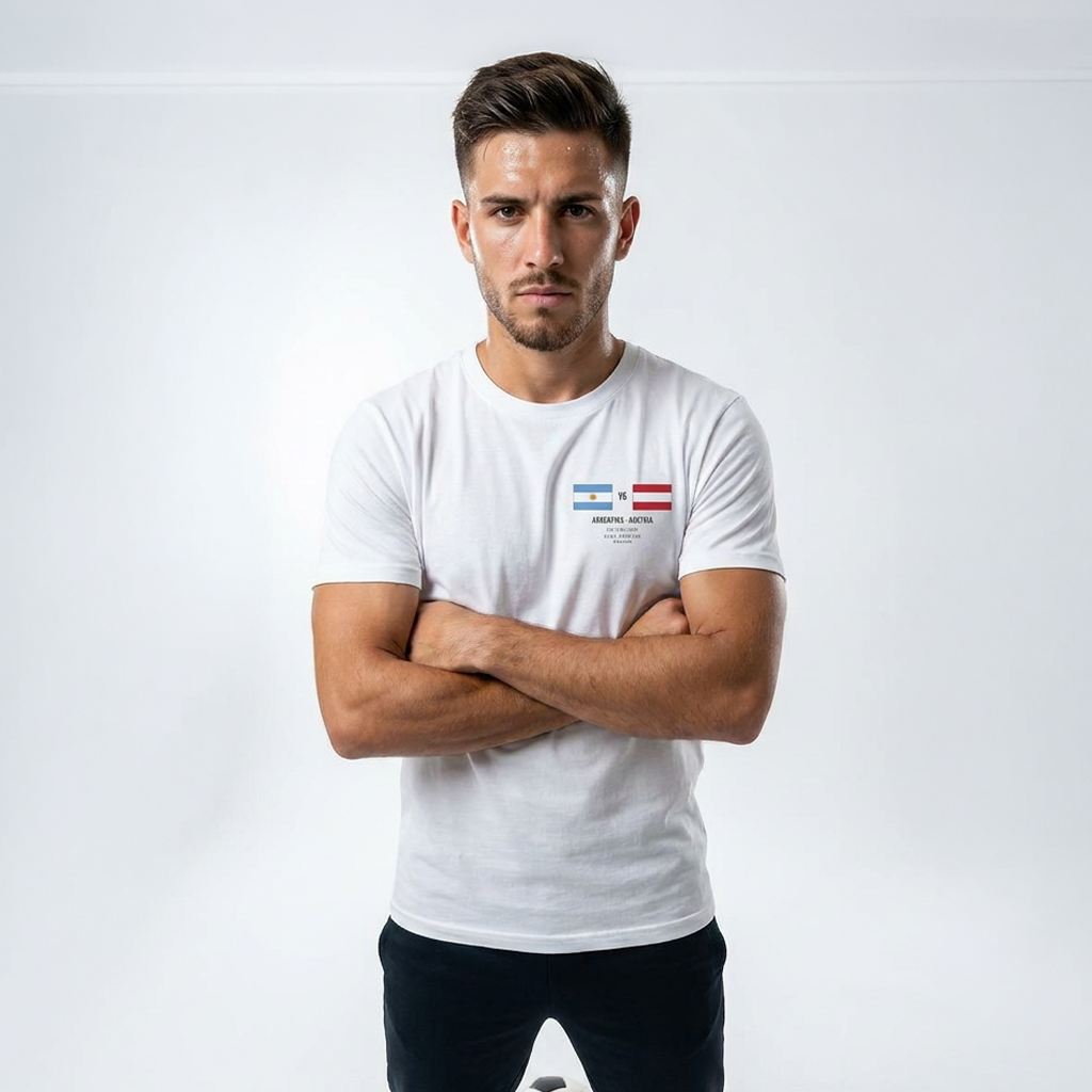 World Cup 2026 T-Shirt | Argentina vs Austria | Group Stage Soccer Tee | Unisex Fan Gift
