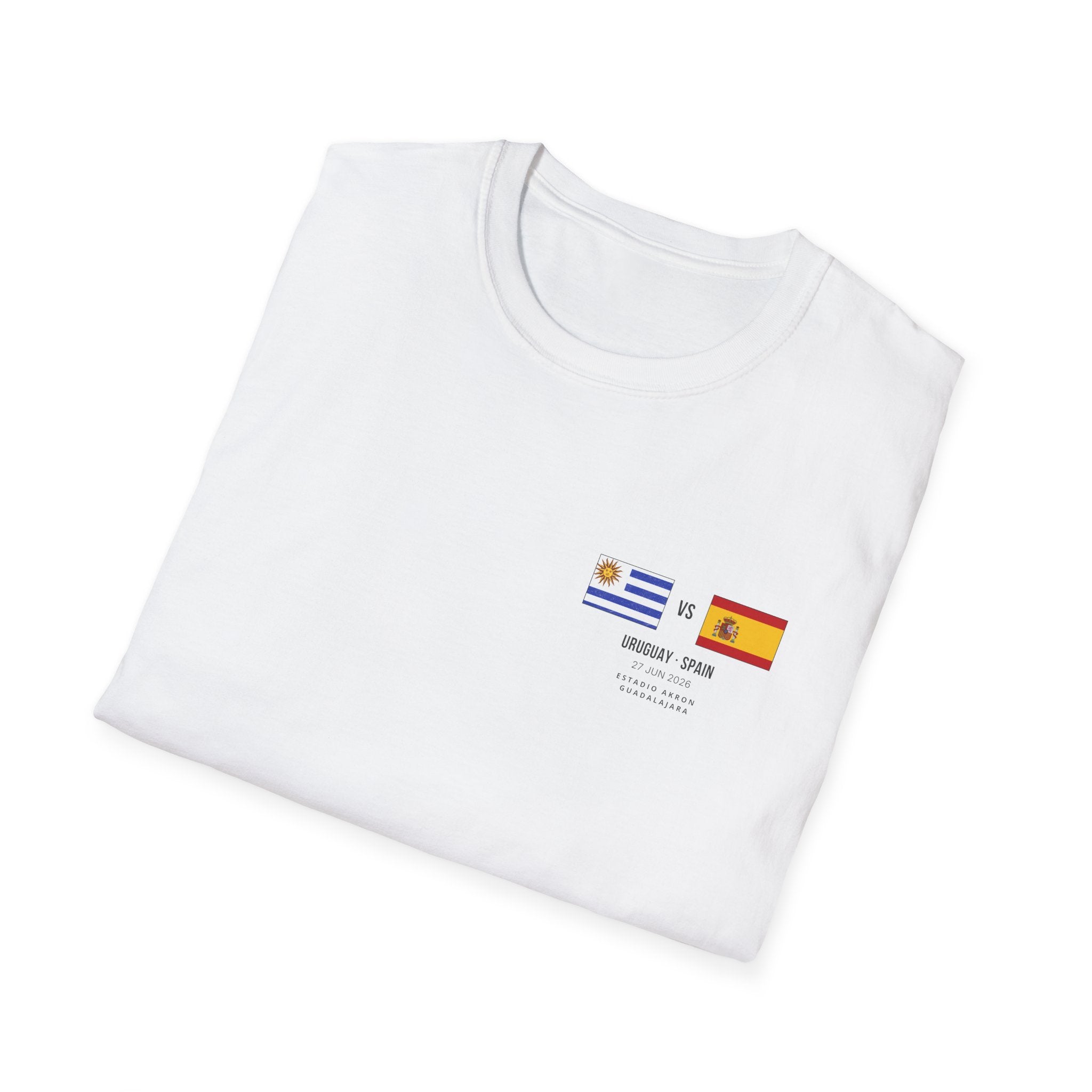 World Cup 2026 T-Shirt | Uruguay vs Spain | Group Stage Soccer Tee | Unisex Fan Gift