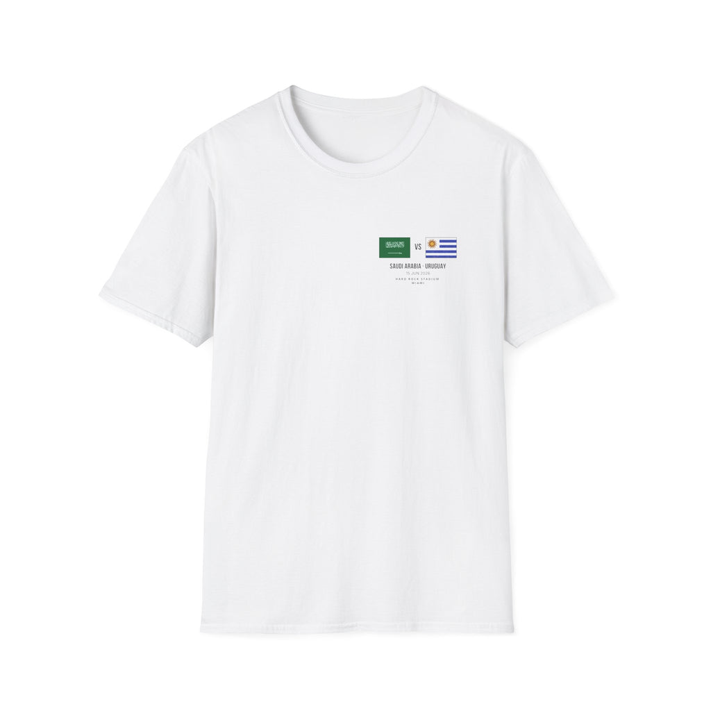 World Cup 2026 T-Shirt | Saudi Arabia vs Uruguay | Group Stage Soccer Tee | Unisex Fan Gift