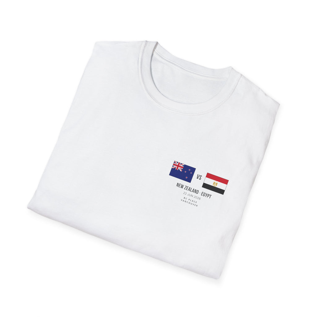World Cup 2026 T-Shirt | New Zealand vs Egypt | Group Stage Soccer Tee | Unisex Fan Gift