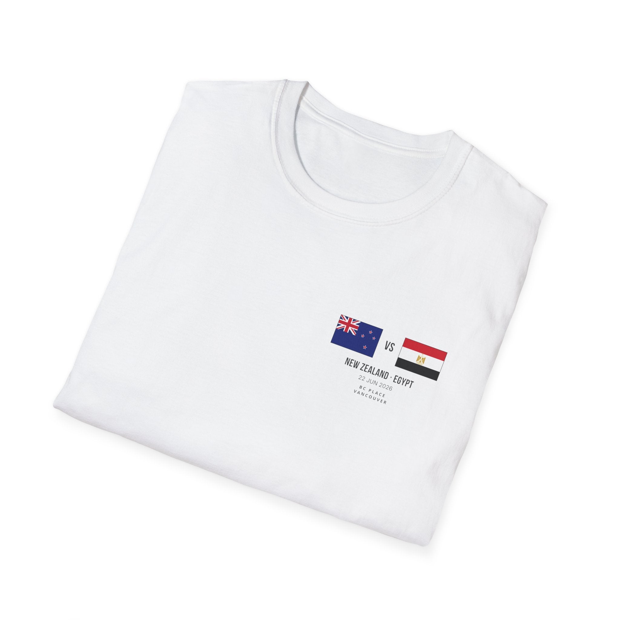 World Cup 2026 T-Shirt | New Zealand vs Egypt | Group Stage Soccer Tee | Unisex Fan Gift