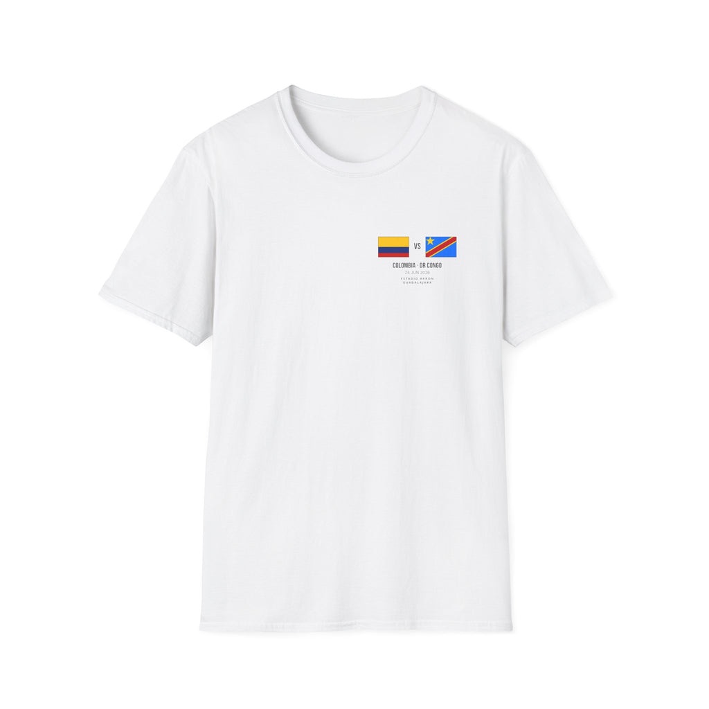 World Cup 2026 T-Shirt | Colombia vs DR Congo | Group Stage Soccer Tee | Unisex Fan Gift