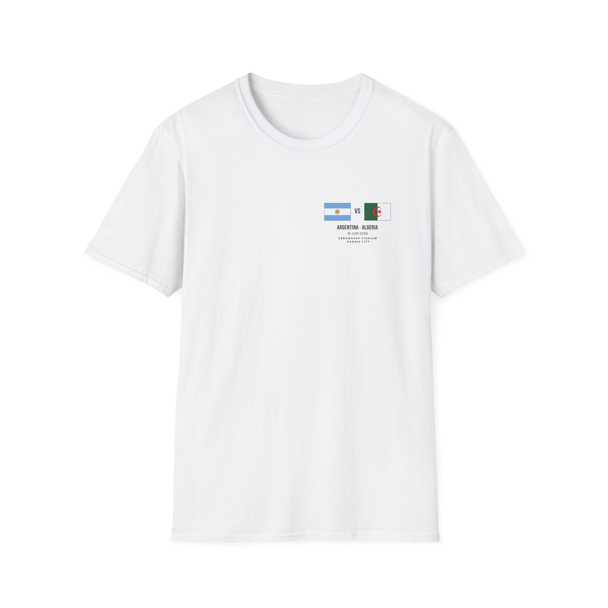 World Cup 2026 T-Shirt | Argentina vs Algeria | Group Stage Soccer Tee | Unisex Fan Gift
