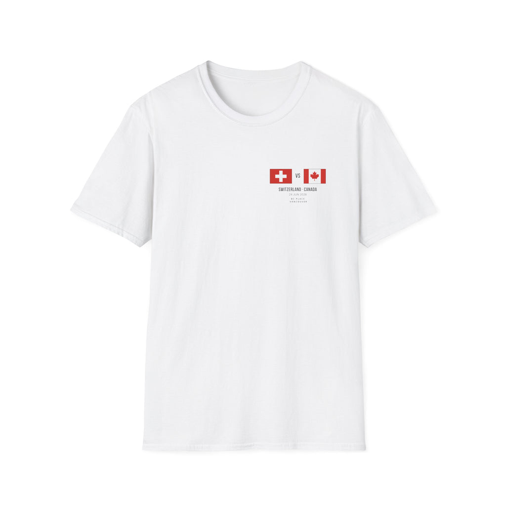 World Cup 2026 T-Shirt | Switzerland vs Canada | Group Stage Soccer Tee | Unisex Fan Gift