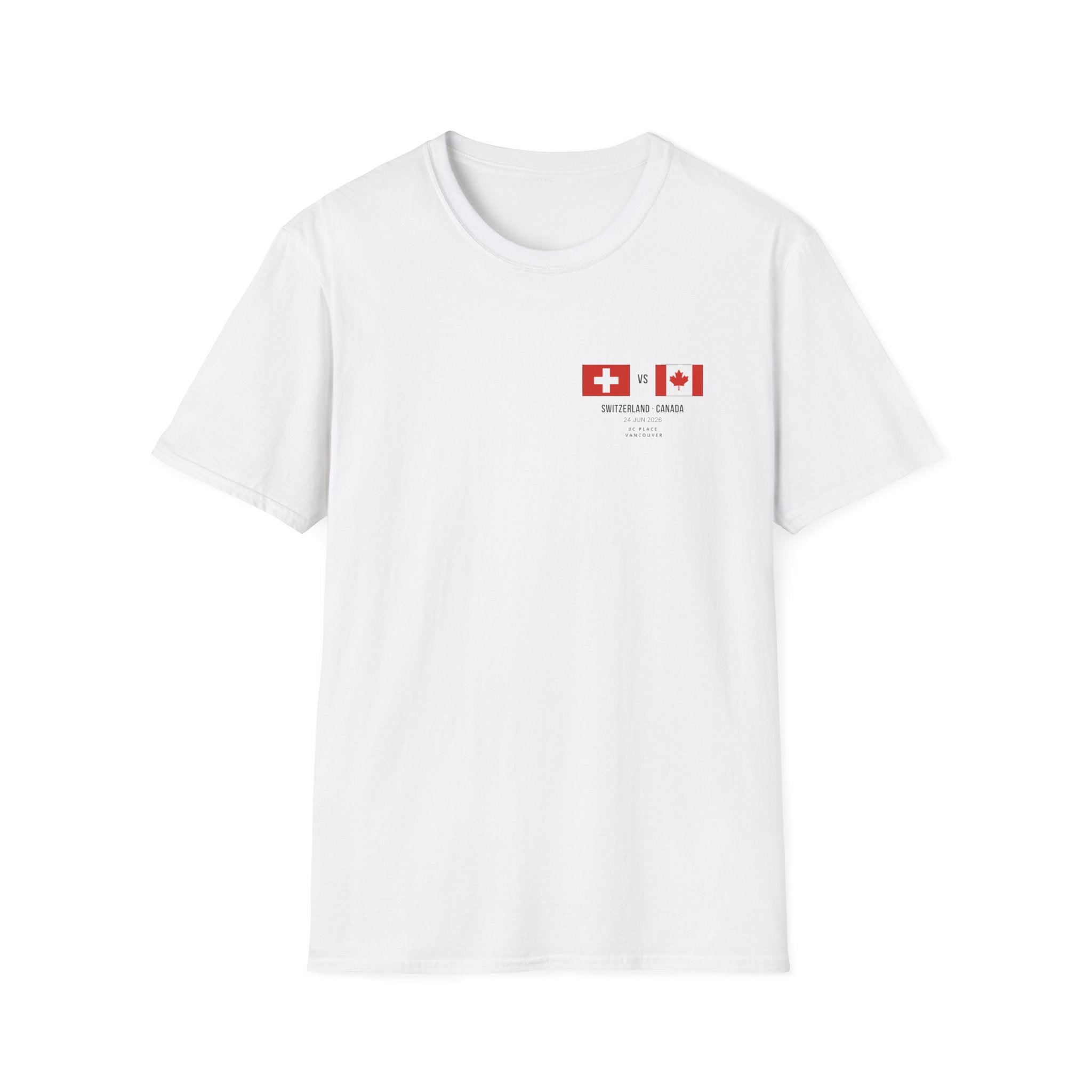 World Cup 2026 T-Shirt | Switzerland vs Canada | Group Stage Soccer Tee | Unisex Fan Gift