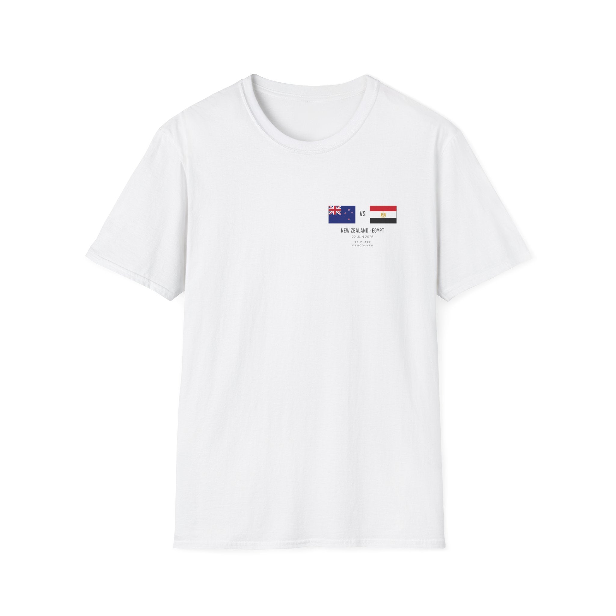 World Cup 2026 T-Shirt | New Zealand vs Egypt | Group Stage Soccer Tee | Unisex Fan Gift
