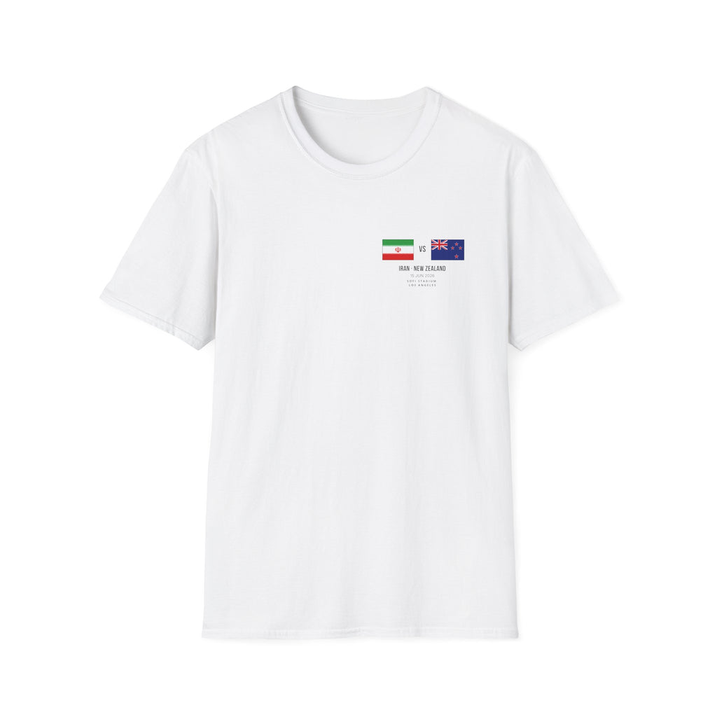 World Cup 2026 T-Shirt | Iran vs New Zealand | Group Stage Soccer Tee | Unisex Fan Gift