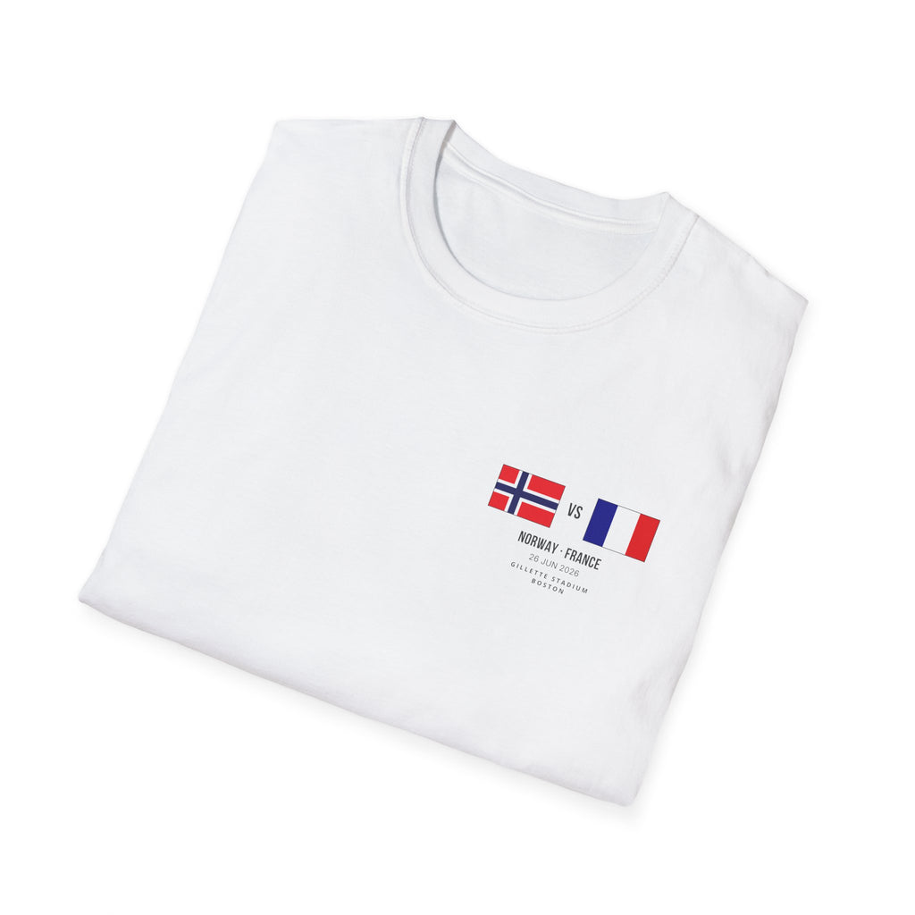 World Cup 2026 T-Shirt | Norway vs France | Group Stage Soccer Tee | Unisex Fan Gift