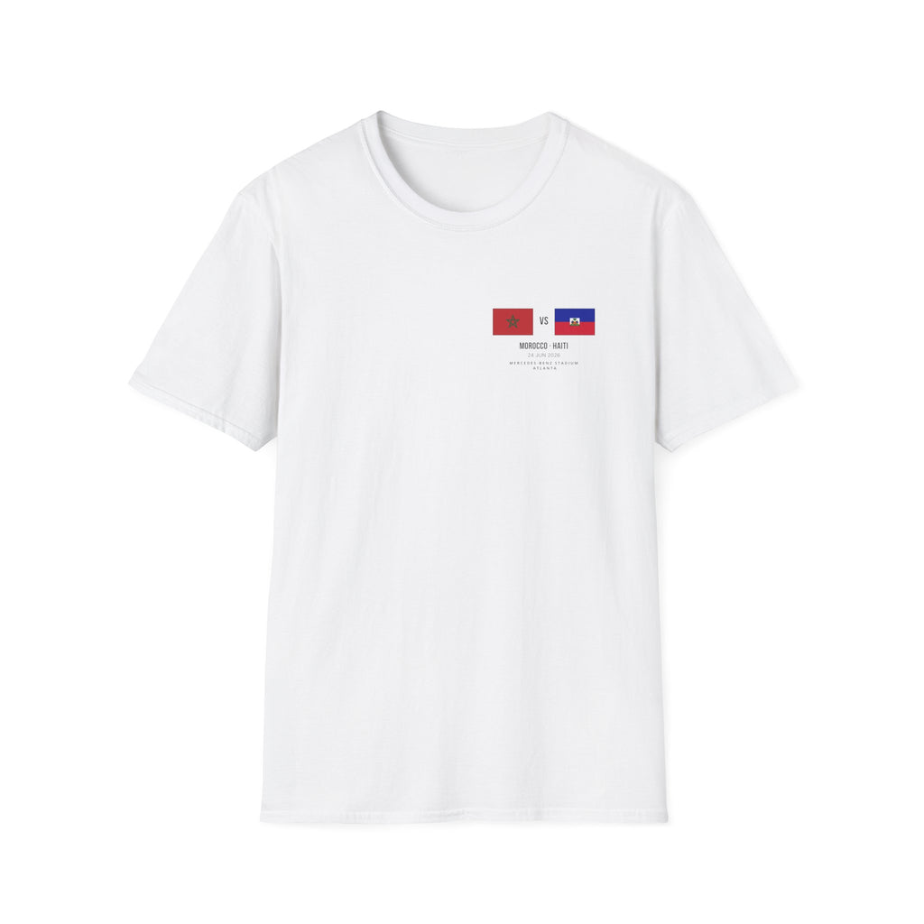 World Cup 2026 T-Shirt | Morocco vs Haiti | Group Stage Soccer Tee | Unisex Fan Gift