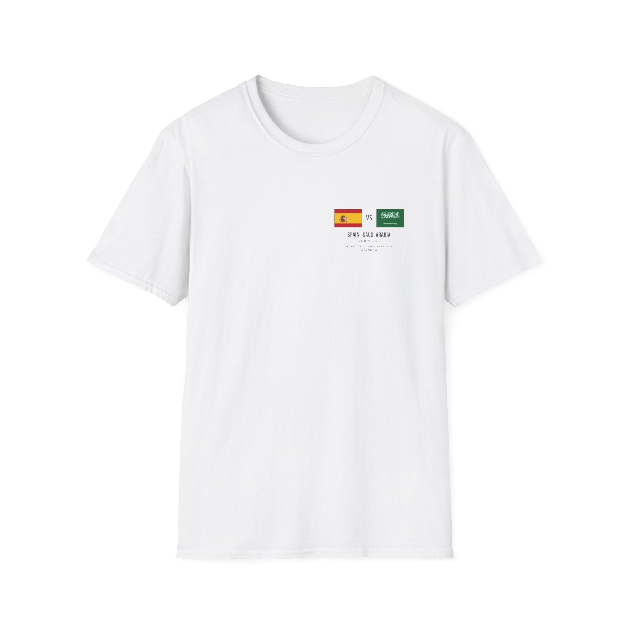 World Cup 2026 T-Shirt | Spain vs Saudi Arabia | Group Stage Soccer Tee | Unisex Fan Gift