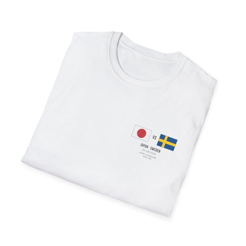 World Cup 2026 T-Shirt | Japan vs Sweden | Group Stage Soccer Tee | Unisex Fan Gift