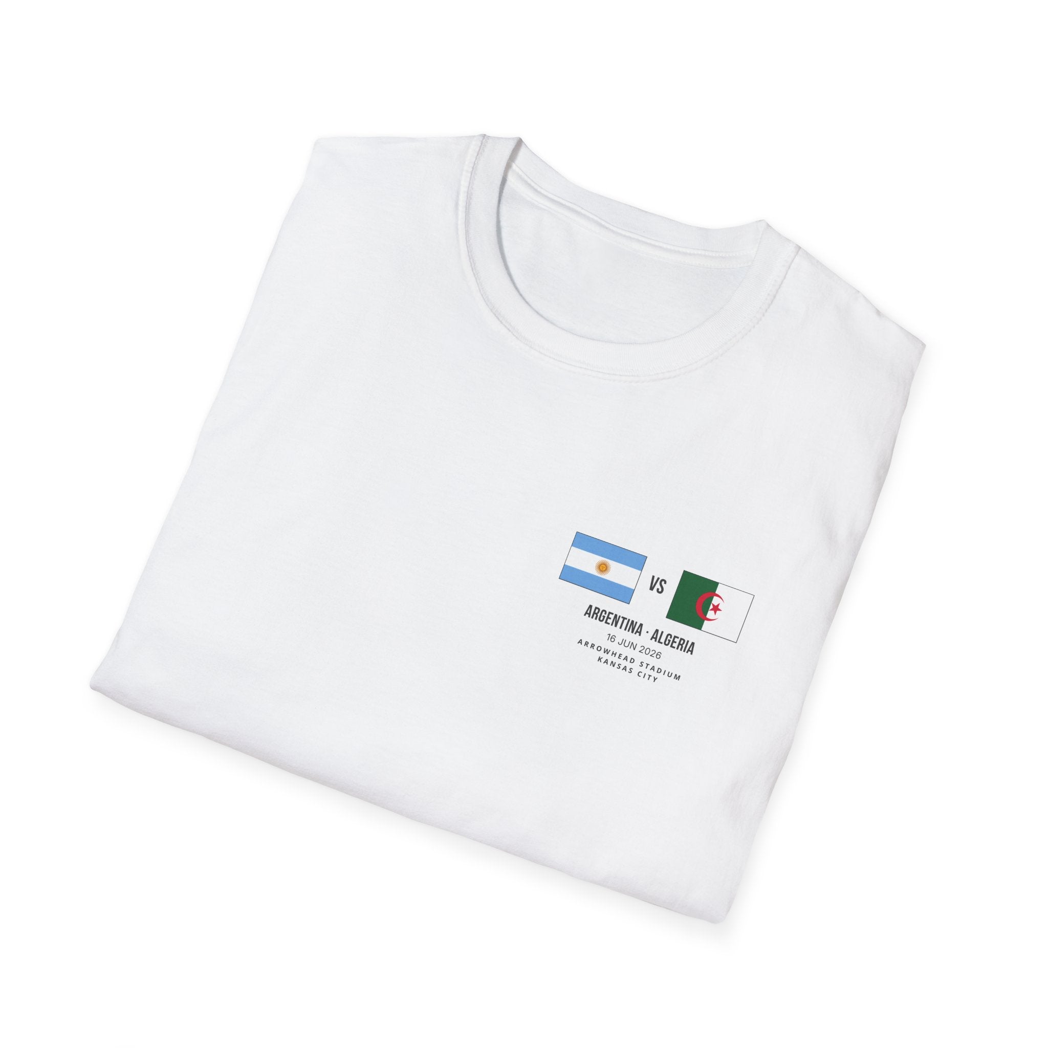 World Cup 2026 T-Shirt | Argentina vs Algeria | Group Stage Soccer Tee | Unisex Fan Gift