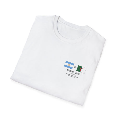 World Cup 2026 T-Shirt | Argentina vs Algeria | Group Stage Soccer Tee | Unisex Fan Gift
