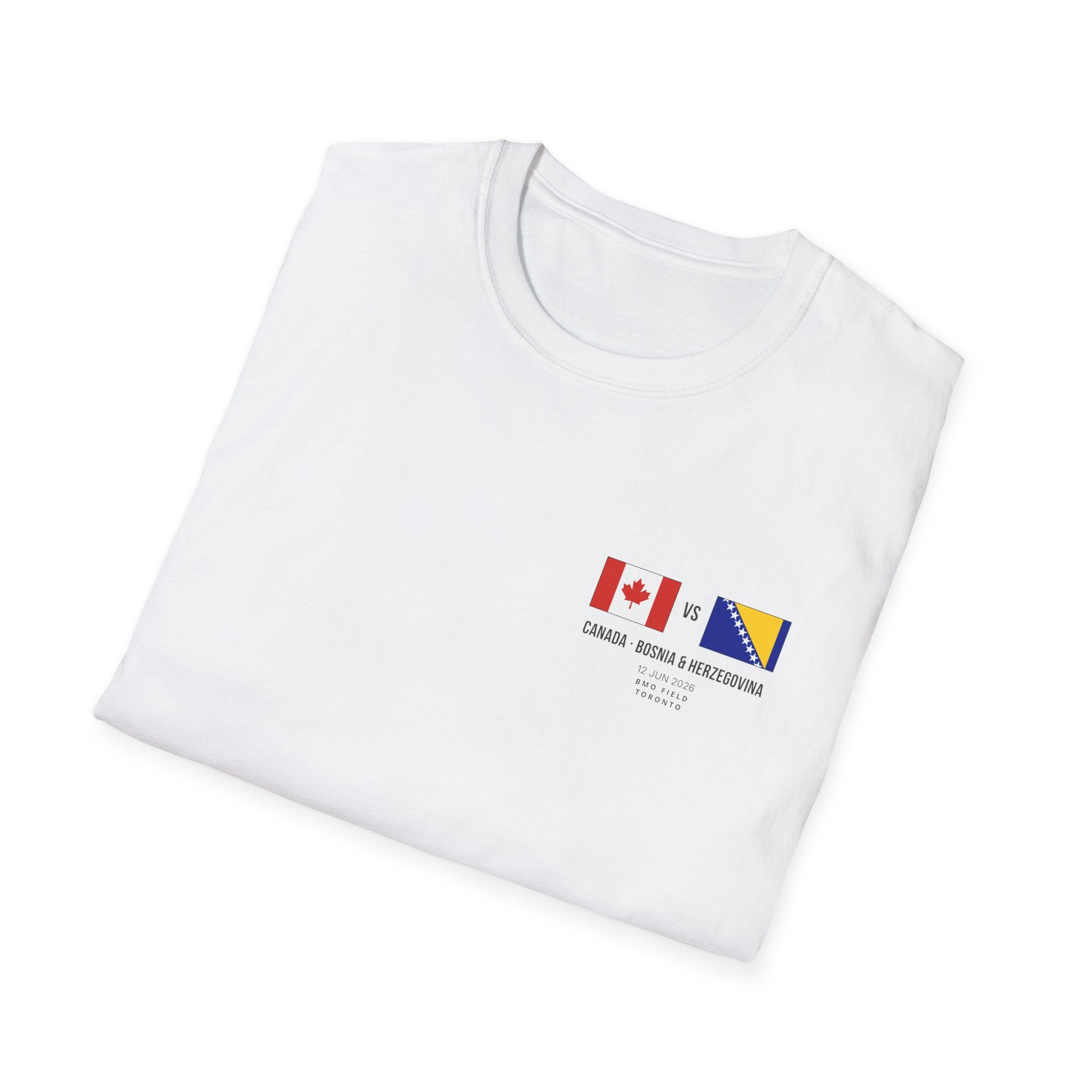 World Cup 2026 T-Shirt | Canada vs Bosnia & Herzegovina | Group Stage Soccer Tee | Unisex Fan Gift