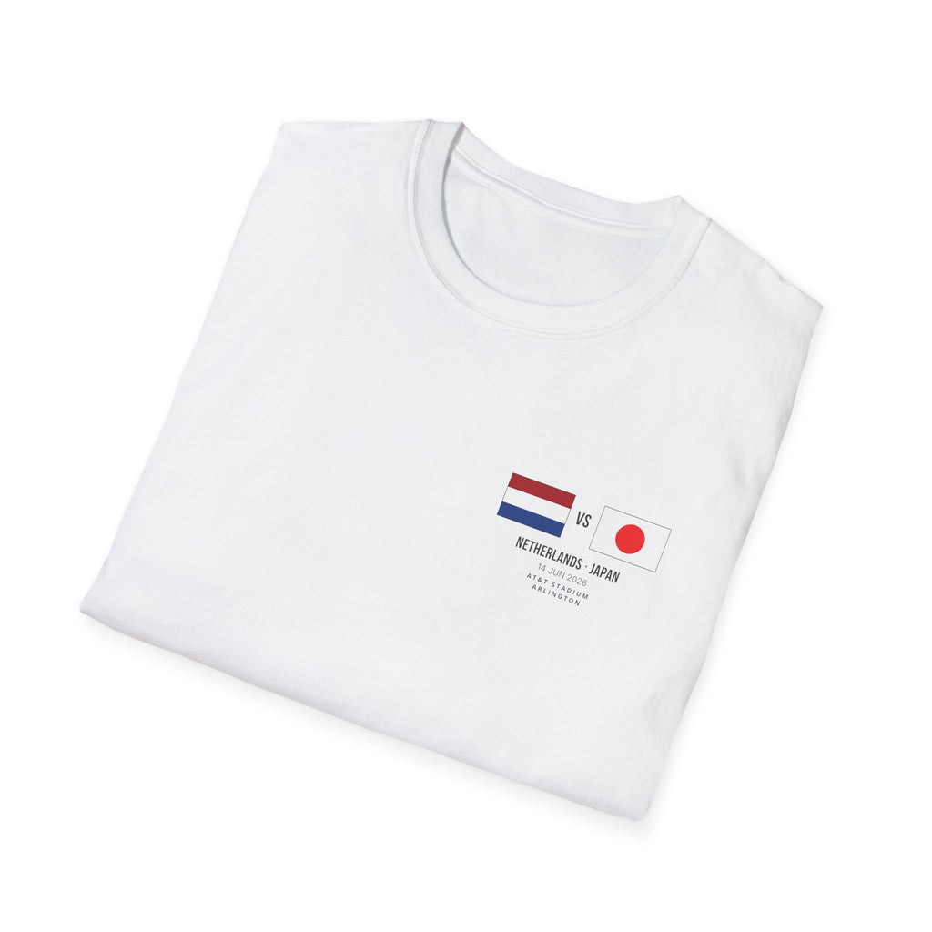 World Cup 2026 T-Shirt | Netherlands vs Japan | Group Stage Soccer Tee | Unisex Fan Gift