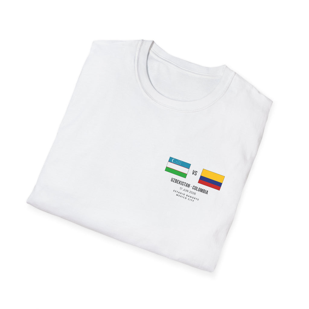 World Cup 2026 T-Shirt | Uzbekistan vs Colombia | Group Stage Soccer Tee | Unisex Fan Gift