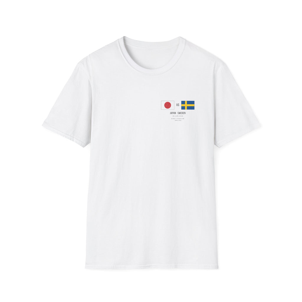 World Cup 2026 T-Shirt | Japan vs Sweden | Group Stage Soccer Tee | Unisex Fan Gift