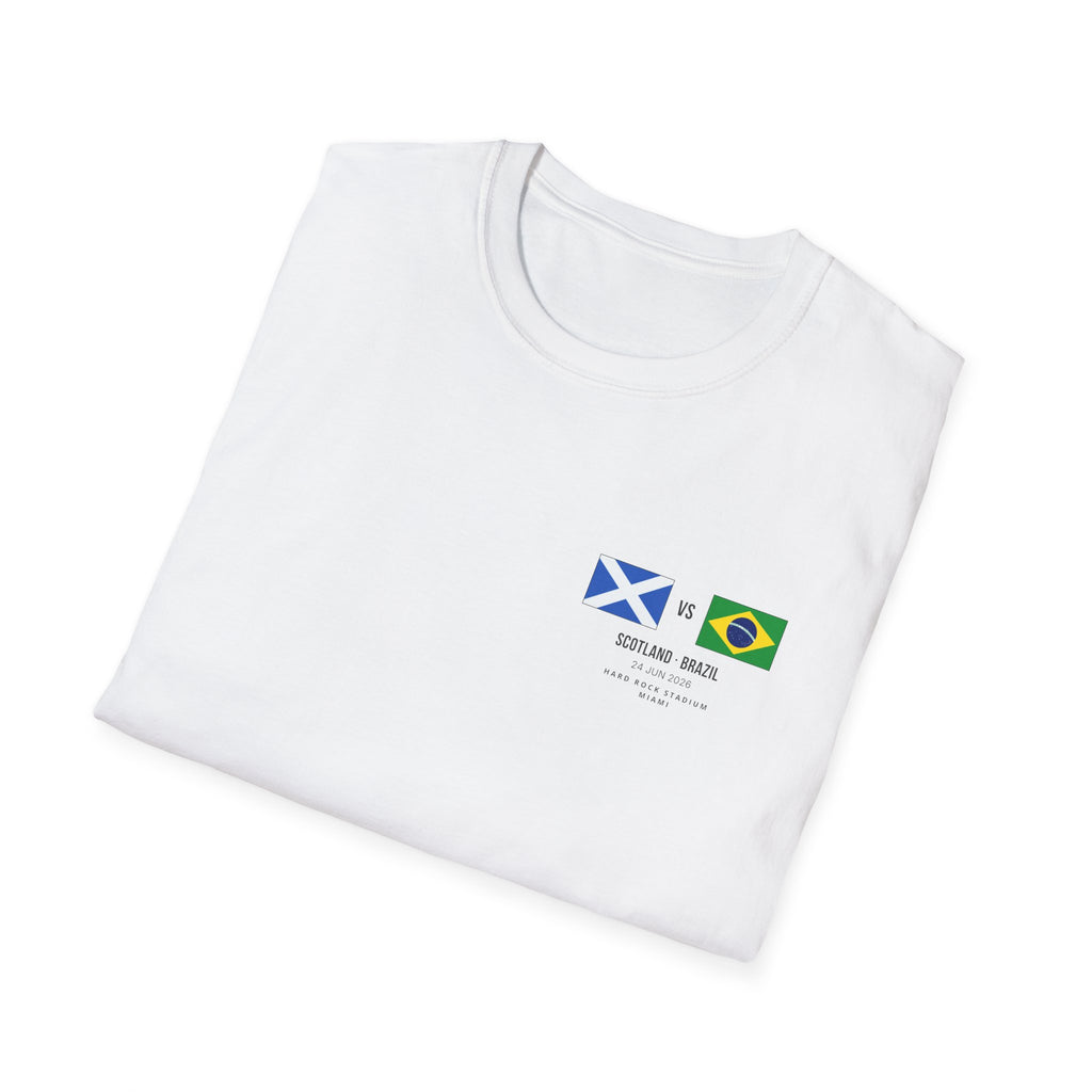 World Cup 2026 T-Shirt | Scotland vs Brazil | Group Stage Soccer Tee | Unisex Fan Gift