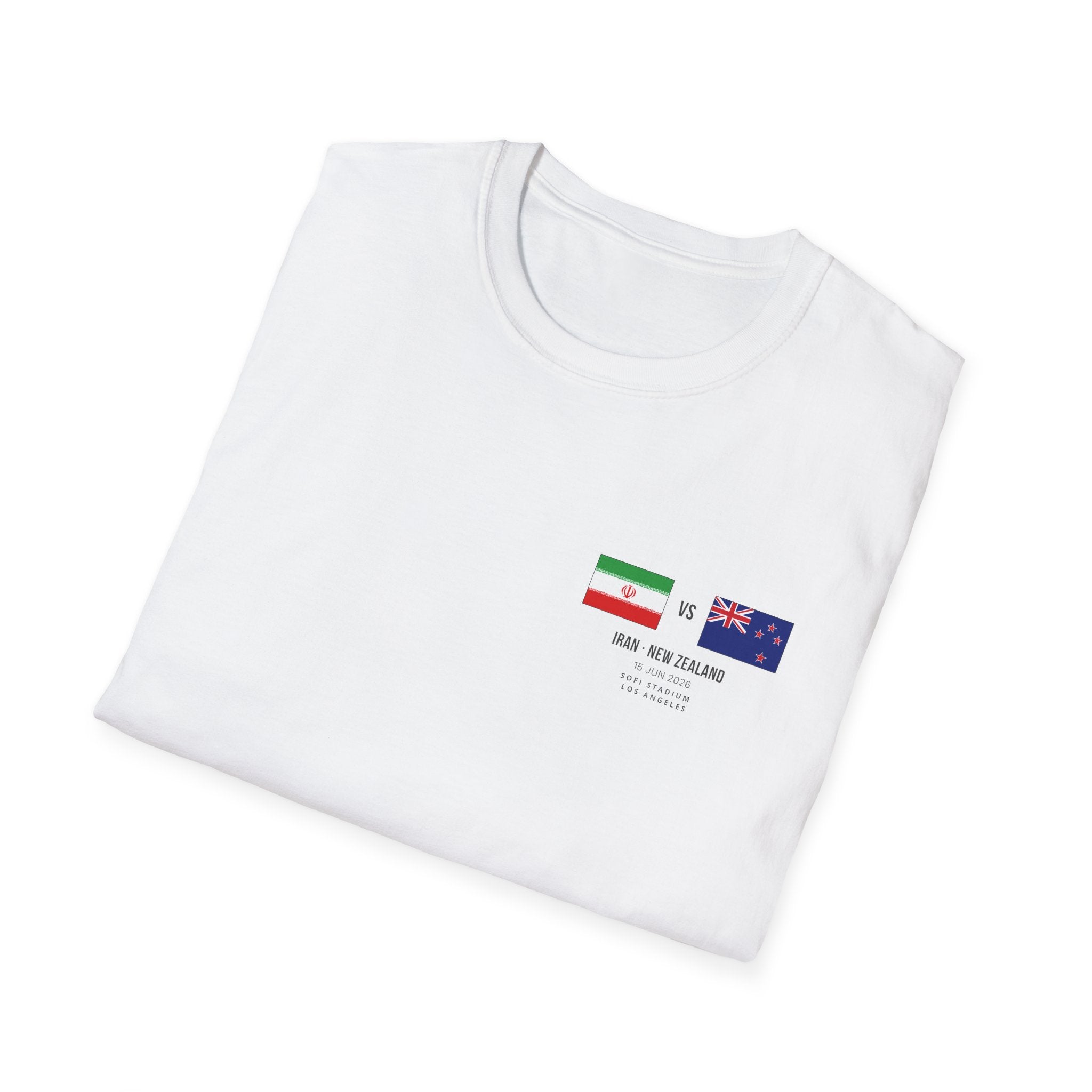 World Cup 2026 T-Shirt | Iran vs New Zealand | Group Stage Soccer Tee | Unisex Fan Gift