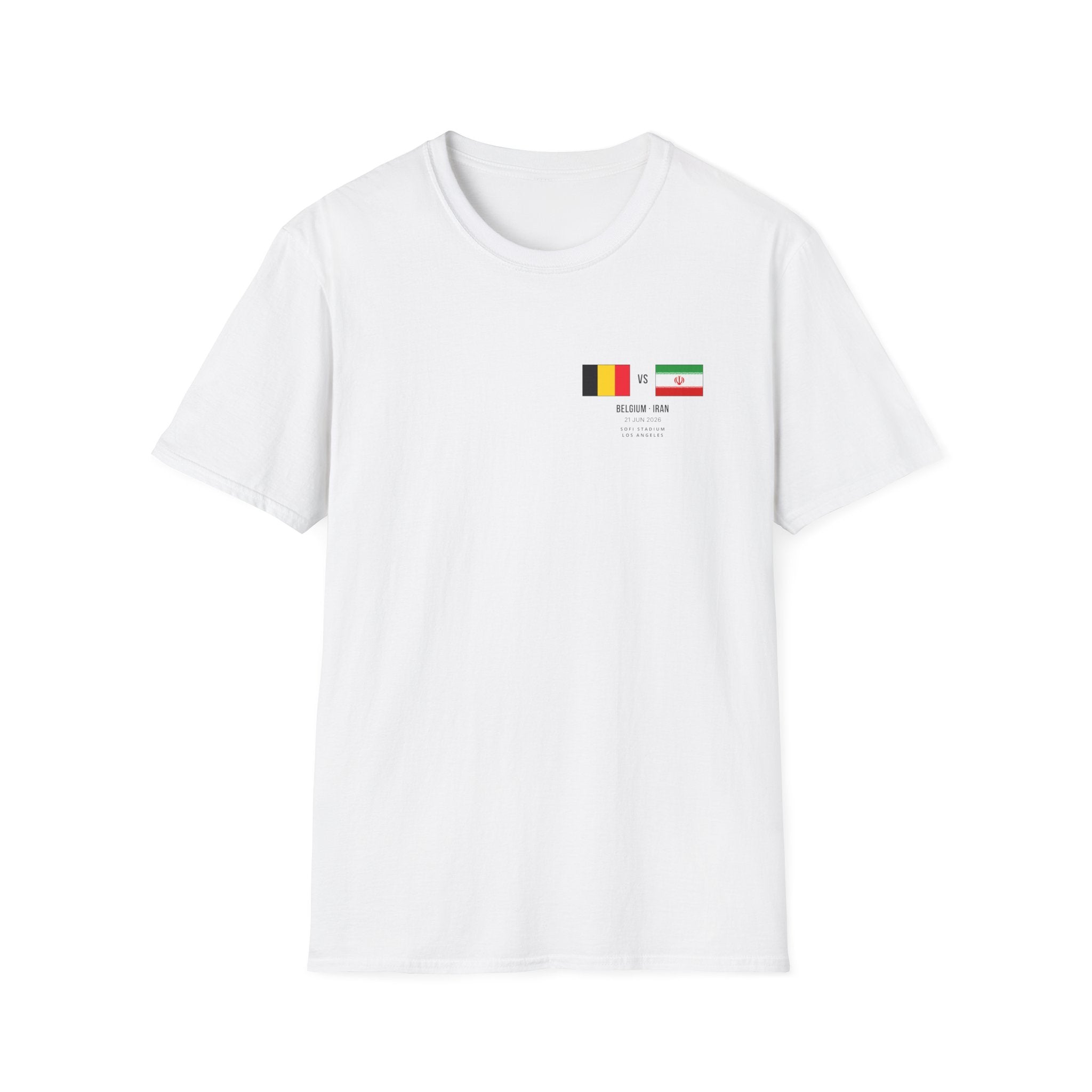 World Cup 2026 T-Shirt | Belgium vs Iran | Group Stage Soccer Tee | Unisex Fan Gift