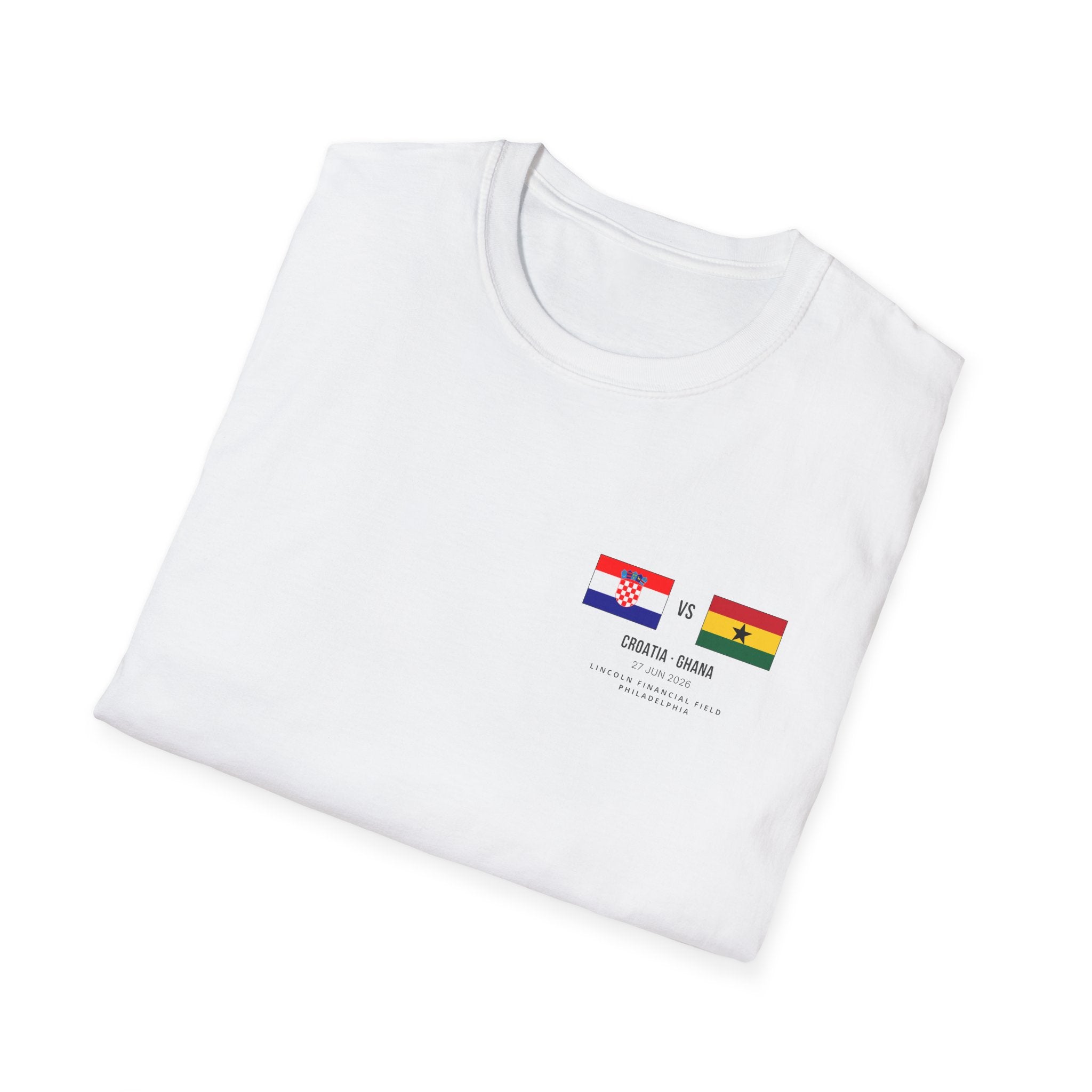 World Cup 2026 T-Shirt | Croatia vs Ghana | Group Stage Soccer Tee | Unisex Fan Gift