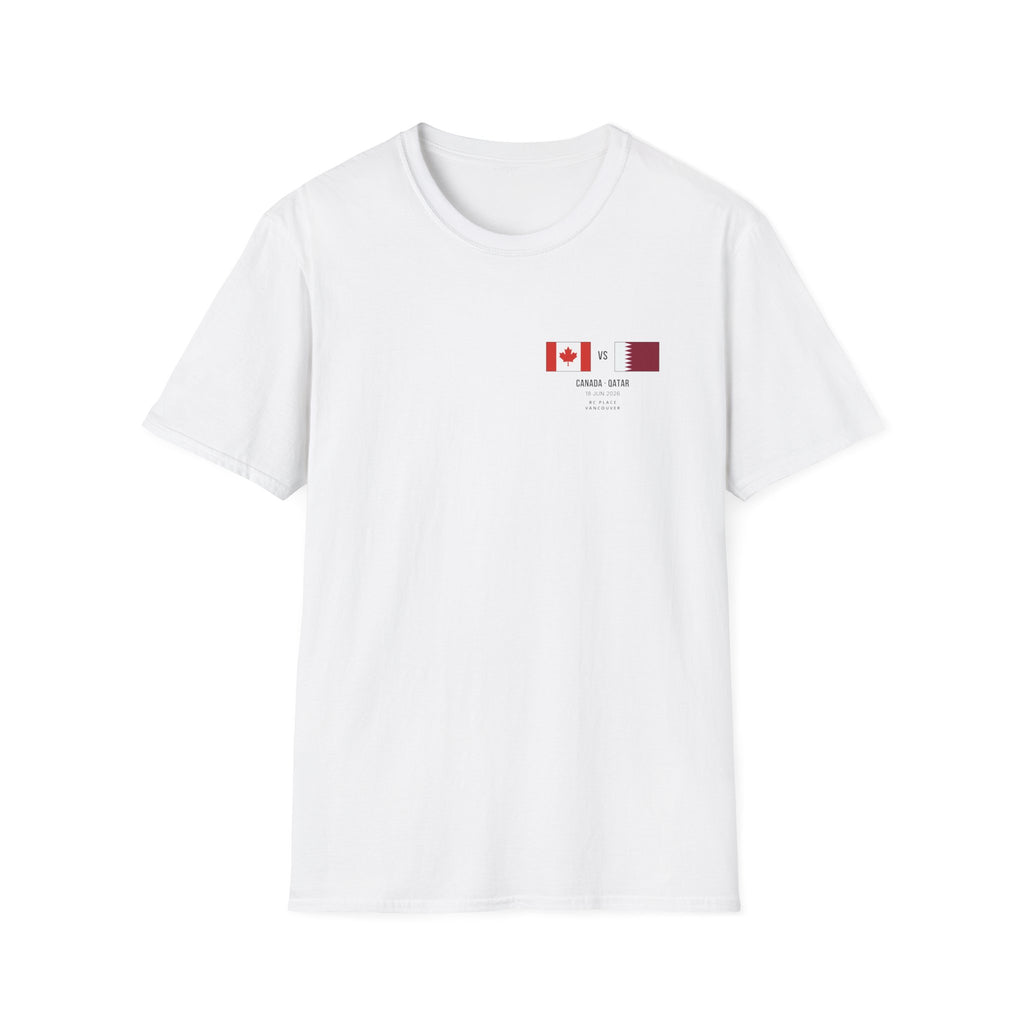World Cup 2026 T-Shirt | Canada vs Qatar | Group Stage Soccer Tee | Unisex Fan Gift