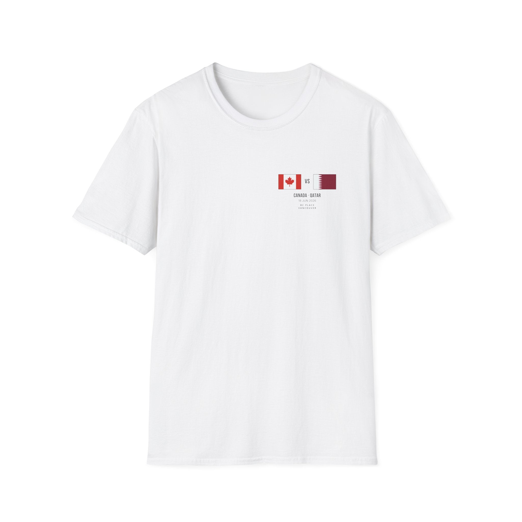 World Cup 2026 T-Shirt | Canada vs Qatar | Group Stage Soccer Tee | Unisex Fan Gift