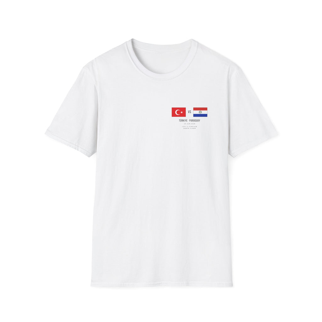 World Cup 2026 T-Shirt | Turkey vs Paraguay | Group Stage Soccer Tee | Unisex Fan Gift