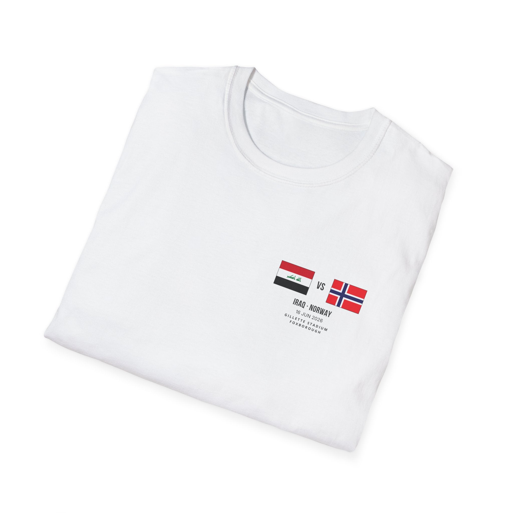 World Cup 2026 T-Shirt | Iraq vs Norway | Group Stage Soccer Tee | Unisex Fan Gift