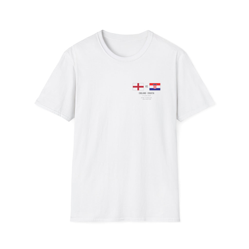 World Cup 2026 T-Shirt | England vs Croatia | Group Stage Soccer Tee | Unisex Fan Gift