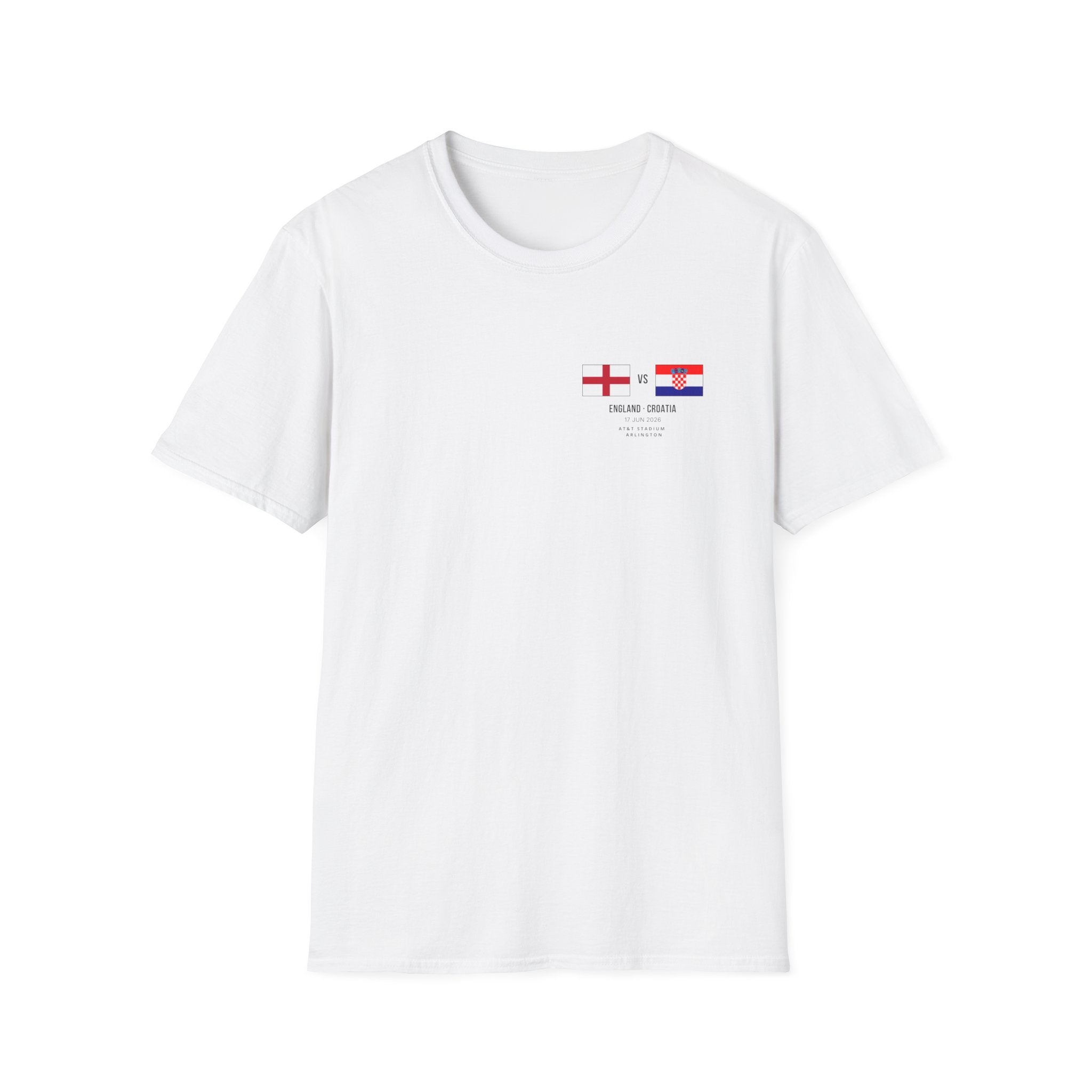 World Cup 2026 T-Shirt | England vs Croatia | Group Stage Soccer Tee | Unisex Fan Gift