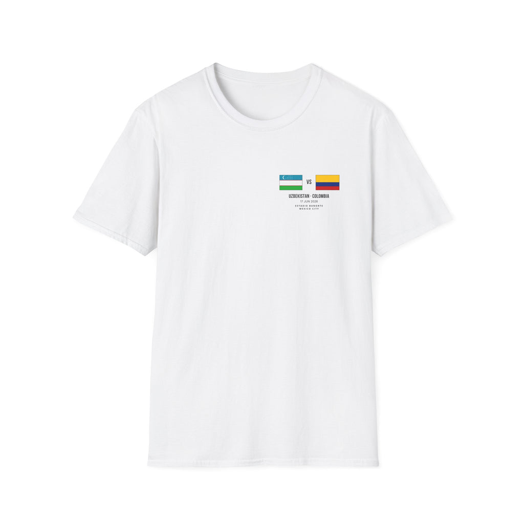 World Cup 2026 T-Shirt | Uzbekistan vs Colombia | Group Stage Soccer Tee | Unisex Fan Gift