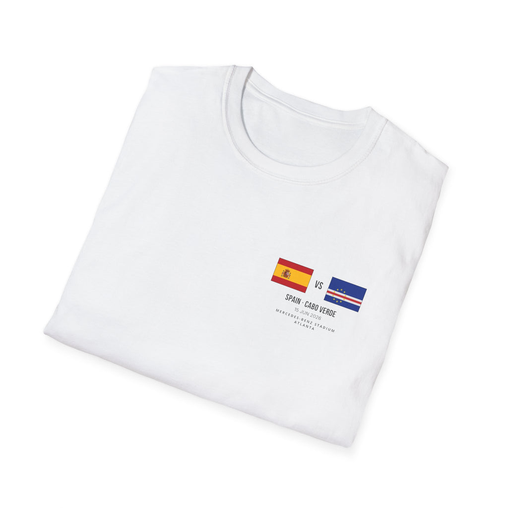 World Cup 2026 T-Shirt | Spain vs Cabo Verde | Group Stage Soccer Tee | Unisex Fan Gift