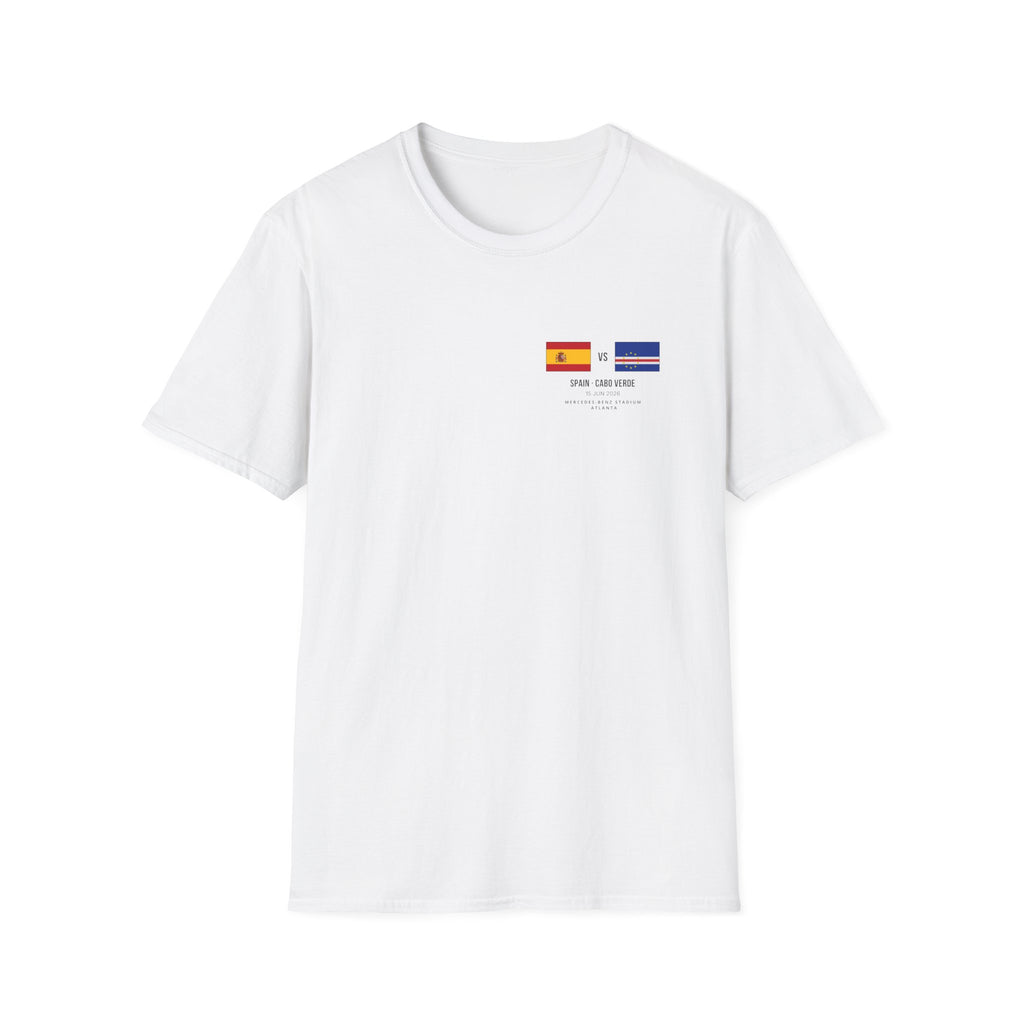 World Cup 2026 T-Shirt | Spain vs Cabo Verde | Group Stage Soccer Tee | Unisex Fan Gift